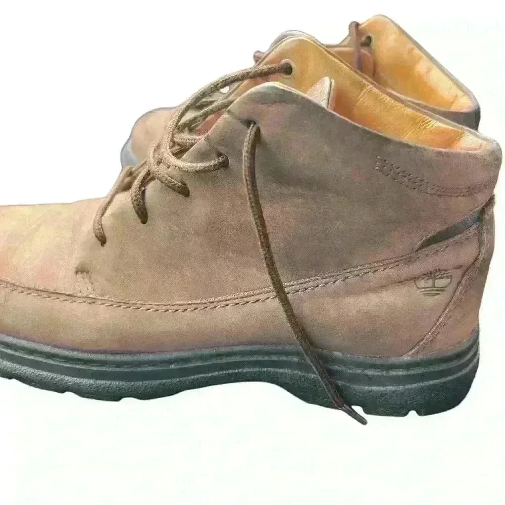 Timberland boots Vintage size 6.5 Made in Macau great quality brown leather